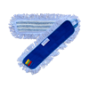 Mikrofibermoppe blå med hvide løkker 40 cm