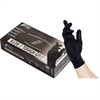 Engangshandsker 50 stk<br>Sort nitril<br>Ekstra stærke<br>Nitras 8330