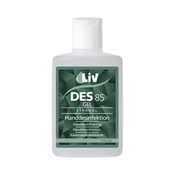 Håndsprit 85% - Liv by Clemonde - Lille flaske - Gel - 150 ml.