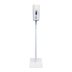 Spritstander med berøringsfri dispenser - Hvid  - 120 cm 