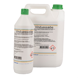 Vinduessæbe - 1 og 5 liter<br>Inden- og udendørs